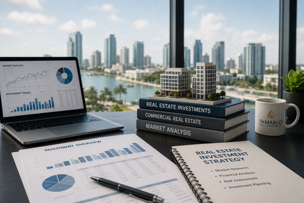 South Florida real estate investment strategy with market analysis and commercial property data